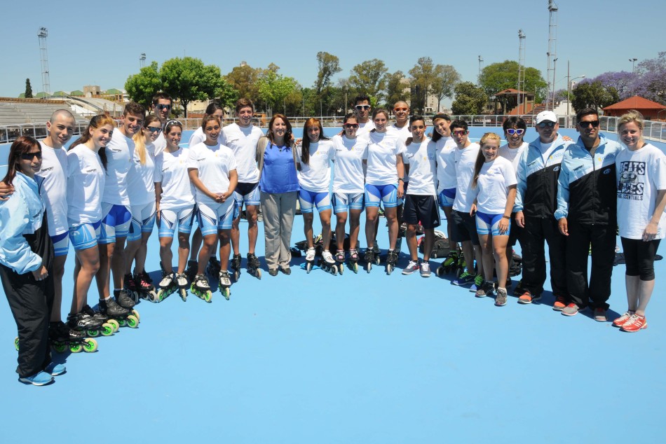 13853 | Mundial de Patín: visita instalaciones Patinódromo Tagliabué y recepción seleccionado - Dir. Gral. de Comunicación Social (Silvio Moriconi)