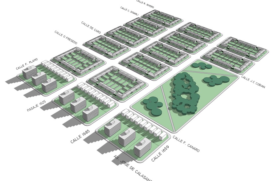 14601 | Montaje del futuro Parque Habitacional Calasanz - Secretaría de Planeamiento