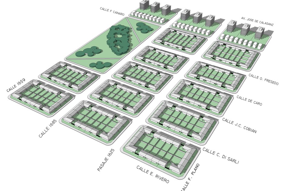 14600 | Montaje del futuro Parque Habitacional Calasanz - Secretaría de Planeamiento
