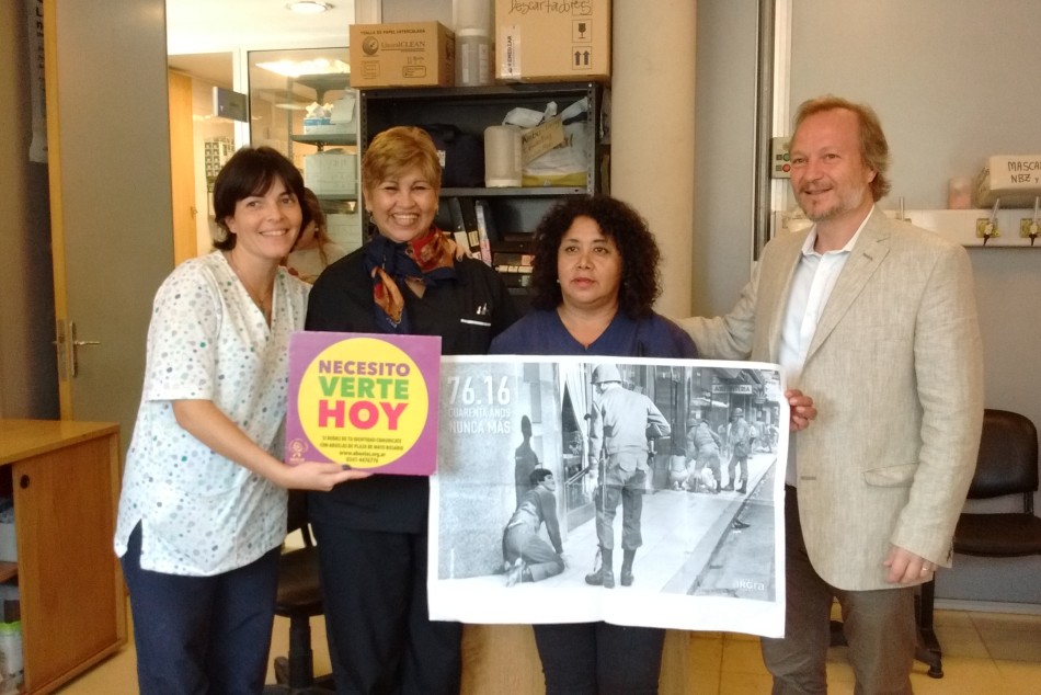 48962 | Se realizaron intervenciones urbanas por los 40 años del golpe en el CMD Noroeste - Centro Municipal Distrito Noroeste