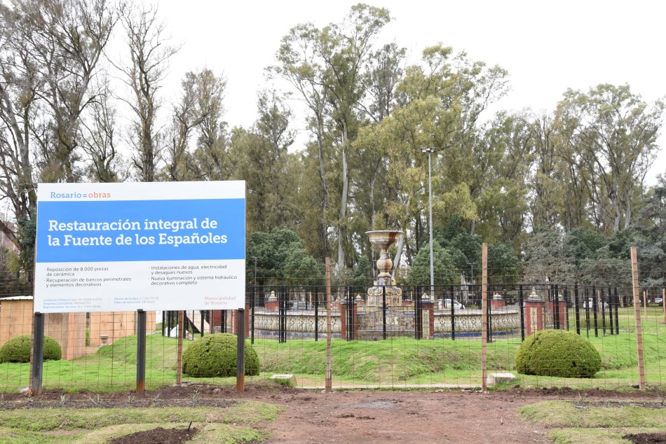 98795 | Restauración Fuente de los Españoles - Dir. Gral. de Comunicación Social (Silvio Moriconi)