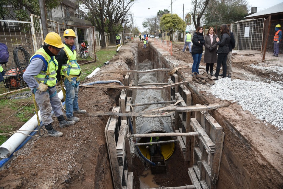 141253 | Fein recorrió dos obras pluviales fundamentales para el distrito Noroeste - Dir. Gral. de Comunicación Social (Silvio Moriconi)