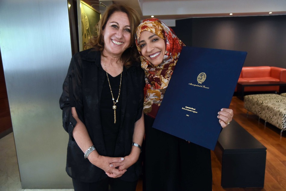 176365 | Saludo Tawajjol Karman  - Subsecretaría de Comunicación Social (Marcelo Beltrame)