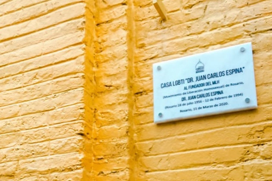 252234 | La Casa LGBTI fue nombrada Juan Carlos Espina en homenaje a un histórico militante - Municipalidad de Rosario