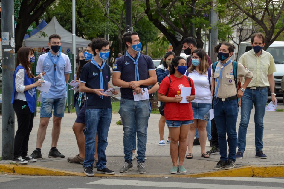 289254 | Cruzada solidaria en Av. San Martín y Ayolas  -