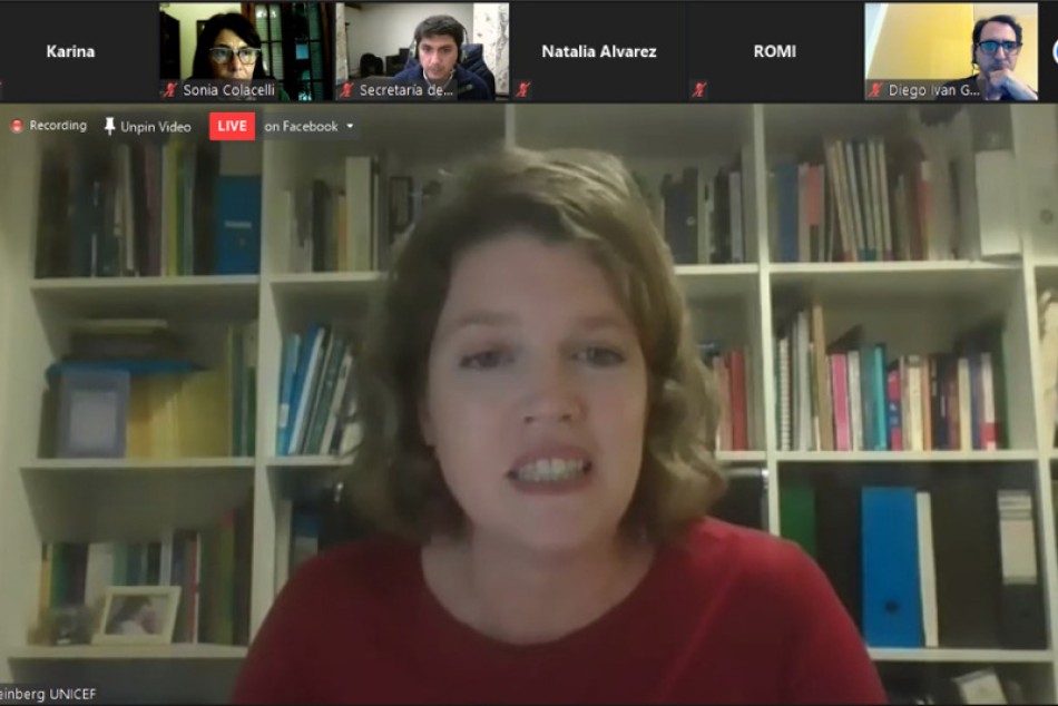 311232 | Educación y pandemia: Encuentro con Cora Steinberg de Unicef - Sec. Desarrollo Humano y Hábitat
