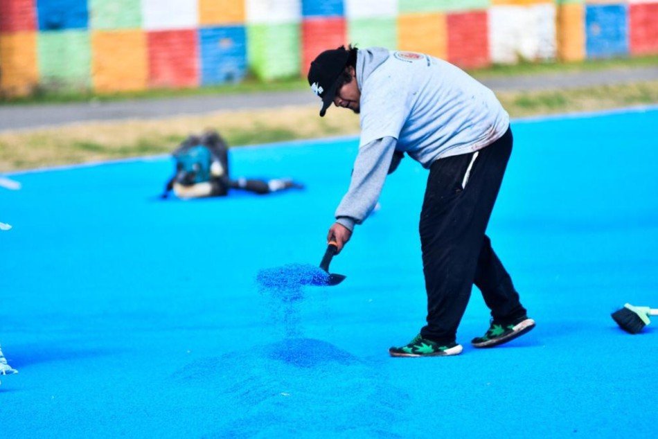 373623 | El Estadio Municipal tiene nueva pista de atletismo  - Secretaría de Deporte y Turismo - Guillermo Buelga