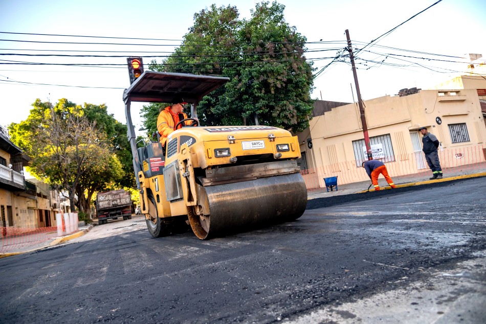 489231 | Pavimento Pellegrini y Castellanos  - Subsecretaría de Comunicación Social (Marcelo Beltrame)