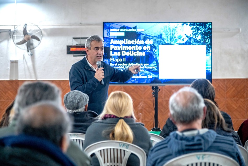 591346 | Presentación Pavimento Definitivo Barrio Las Delicias - Subsecretaría de Comunicación Social (Marcelo Beltrame)