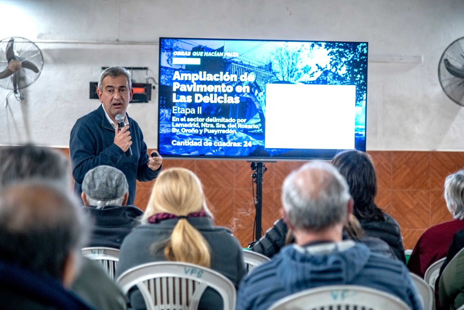 591348 | Presentación Pavimento Definitivo Barrio Las Delicias - Subsecretaría de Comunicación Social (Marcelo Beltrame)