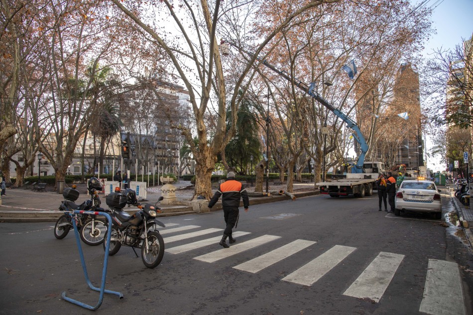 595116 | Anuncian cortes y desvíos por trabajos en plaza 25 de Mayo - Subsecretaría de Comunicación Social (Silvio Moriconi)